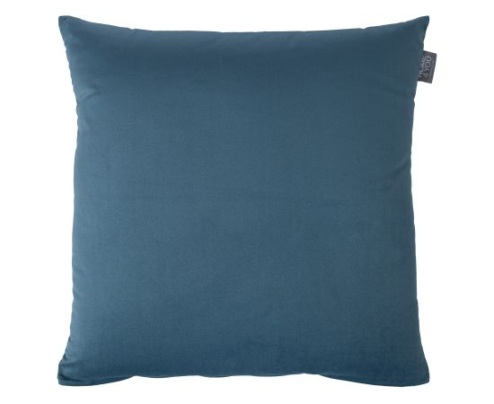 Spilvens VELVET NEW 50x50cm, ar rāvējslēdzēju, pelēks zils Jaunumi -Dārzam