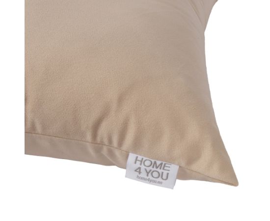 Spilvens VELVET NEW 50x50cm, ar rāvējslēdzēju, gaiši bēškrāsa Jaunumi -Dārzam