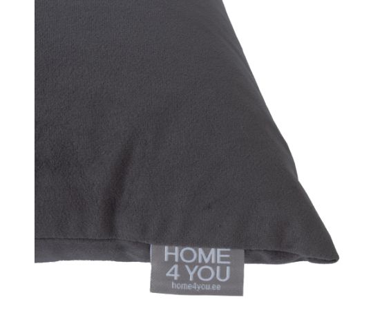 Spilvens VELVET NEW 50x50cm, ar rāvējslēdzēju, pelēks Jaunumi -Dārzam