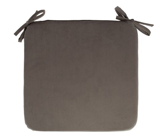 Krēsla p?rsegs VELVET NEW 39x39xH2,5cm, taupe Jaunumi -Dārzam