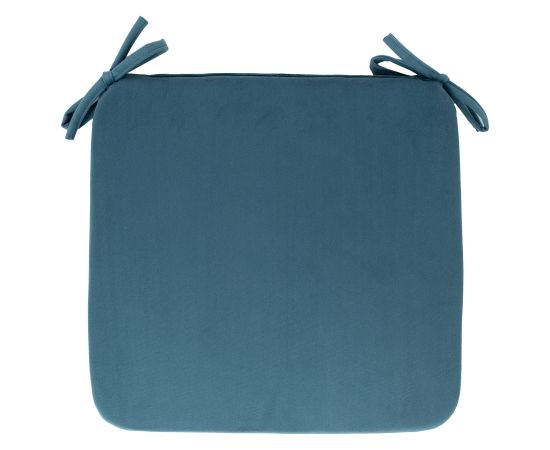 Krēsla p?rsegs VELVET NEW 39x39xH2,5cm, pelēks zils Jaunumi -Dārzam