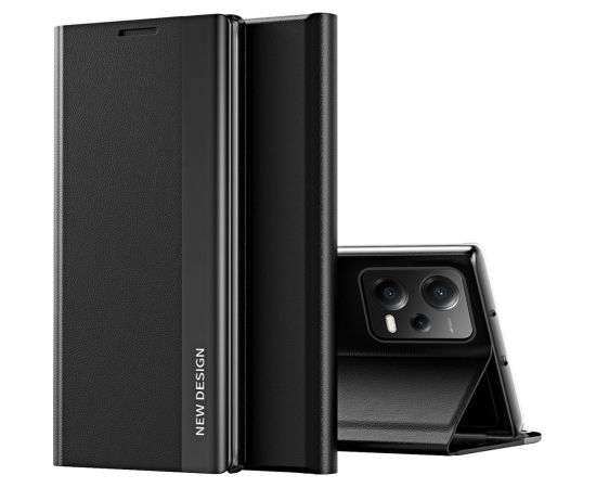 Hurtel -  Sleep Case Pro case for Xiaomi Redmi Note 12 5G / Poco X5 5G with flip stand black Neoriģinālie Maciņi