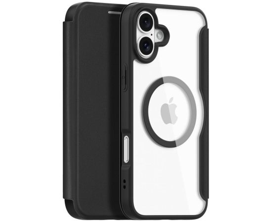 Dux Ducis   Dux Ducis Skin X Pro iPhone 16 Case with MagSafe and Flip Cover - Black Чехлы - альтернативные