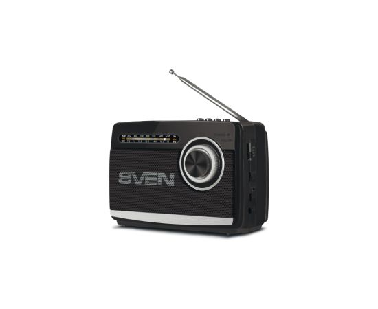 Skaļrunis Sven SRP-155 FM,AM,SW Radio Bluetooth Black Bezvadu skaļruņi