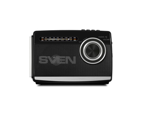 Skaļrunis Sven SRP-155 FM,AM,SW Radio Bluetooth Black Bezvadu skaļruņi