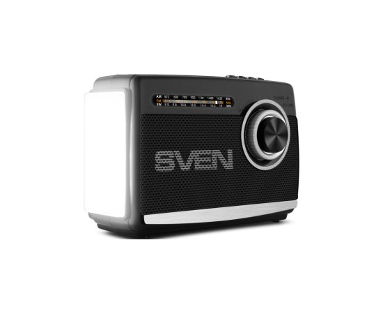 Skaļrunis Sven SRP-155 FM,AM,SW Radio Bluetooth Black Bezvadu skaļruņi