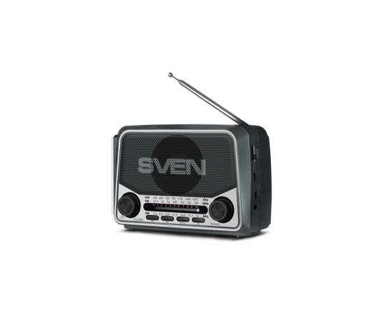 Skaļrunis Sven SRP-150 FM,AM,SW Radio Bluetooth Grey Bezvadu skaļruņi
