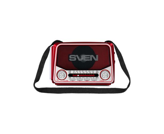 Skaļrunis Sven SRP-150 FM,AM,SW Radio Bluetooth Red Bezvadu skaļruņi
