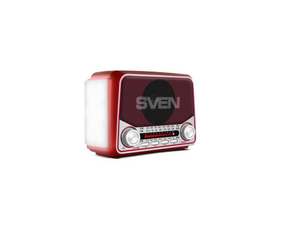 Skaļrunis Sven SRP-150 FM,AM,SW Radio Bluetooth Red Bezvadu skaļruņi