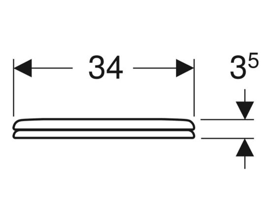 Geberit Bambini tualetes poda vāks bērniem - gab. Poda vāki