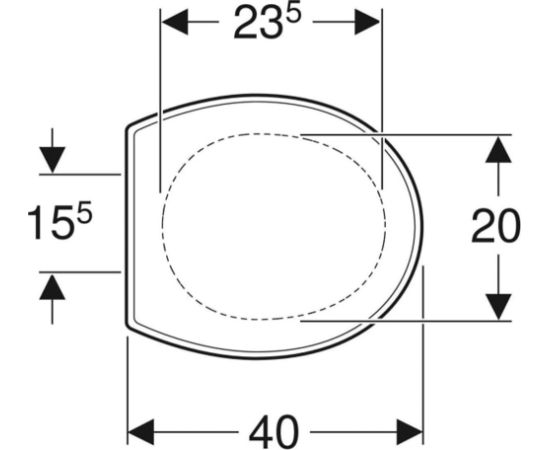 Geberit Bambini tualetes poda vāks bērniem - gab. Poda vāki