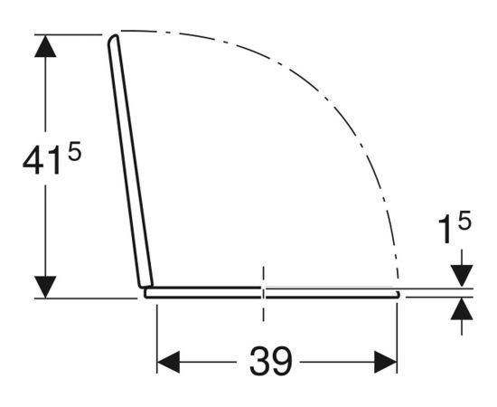 Geberit Bambini tualetes poda vāks bērniem - gab. Poda vāki