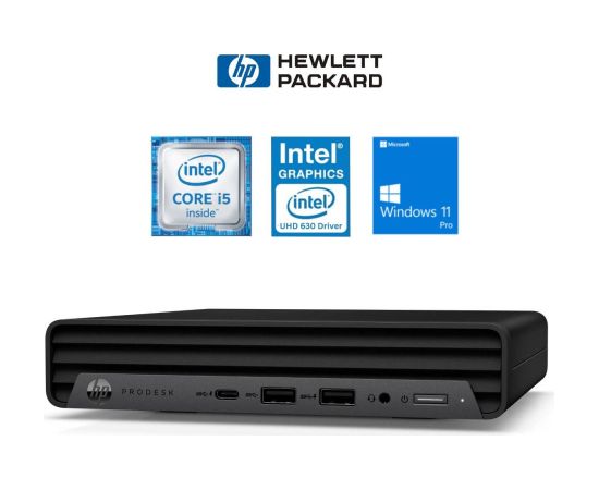 HP 600 G6 Desktop Mini i5-10500T 8GB 256SSD M.2 NVME WIN11Pro Kомпьютеры после ремонта