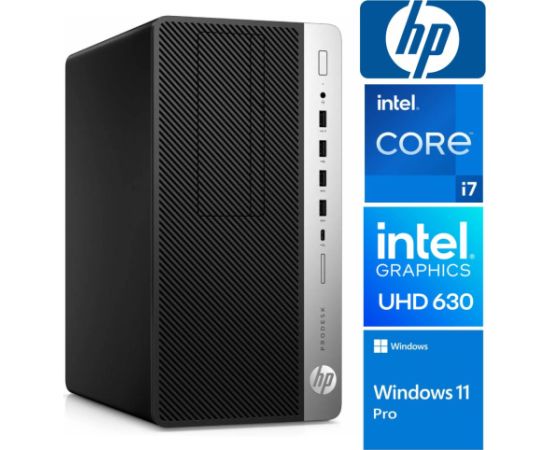 HP 600 G4 MT i7-8700 8GB 256SSD M.2 NVME WIN11Pro Kомпьютеры после ремонта