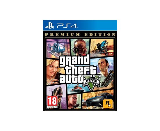 2k Games Grand Theft Auto V - Premium Online Edition spēle, PS4 PlayStation 4 (PS4) spēles