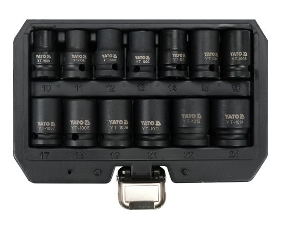 Uzgriežņu galviņu komplekts Yato YT-10251; 1/2''; 13 gab. Mehāniskie instrumenti