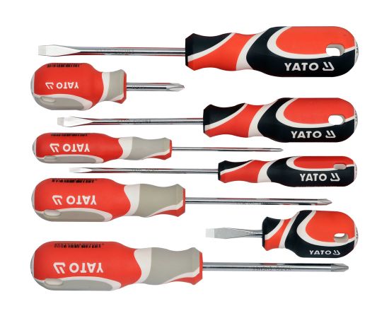 Skrūvgriežu komplekts Yato YT-2670; 8 gab. Skrūvgrieži