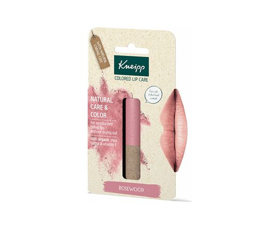 Kneipp Colored Lip Care ( Rosewood ) - Barevný balzám 4.7g Smaržas - NESAKĀRTOTS