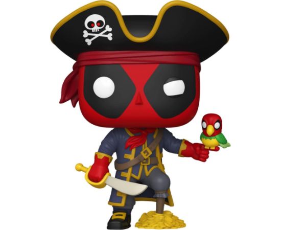 Funko Pop! Plus: Deadpool - Deadpool as Long John Silver #1493 Bobble-Head Vinyl Figure Фигурки и герои