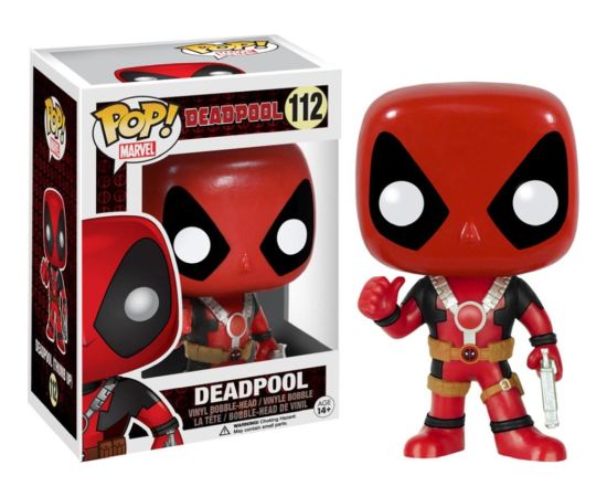 Funko Pop! Marvel: Deadpool Thumb Up #112 Vinyl Bobble-Head Figure Figūriņas un varoņi