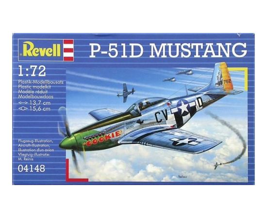 Revell Model plastikowy p-51d mustang Figūriņas un varoņi
