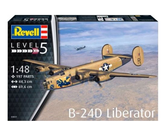 Revell Model plastikowy samolot b-24d liberator 1/48 Фигурки и герои