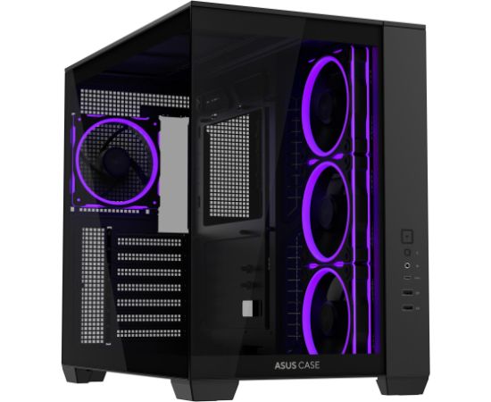 Case ASUS ATX/micro ATX/Mini-ITX Black PC A32PLUSTGARGBBLACK Корпуса