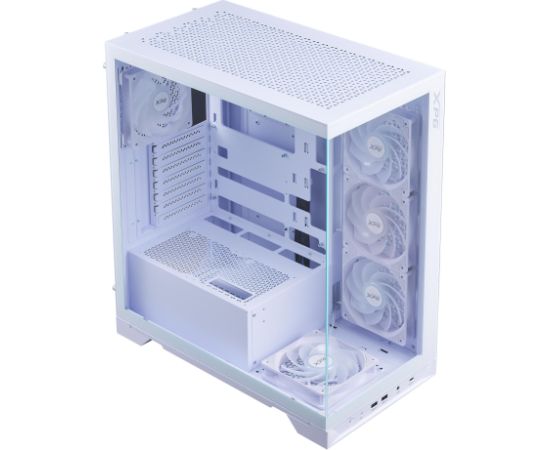 A-data Case ADATA INVADER X BTF MidiTower Case product features Transparent panel ATX MicroATX MiniITX Colour White INVADERXBTFMT-WHCWW Корпуса