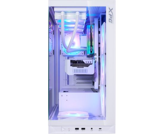 A-data Case ADATA INVADER X BTF MidiTower Case product features Transparent panel ATX MicroATX MiniITX Colour White INVADERXBTFMT-WHCWW Корпуса