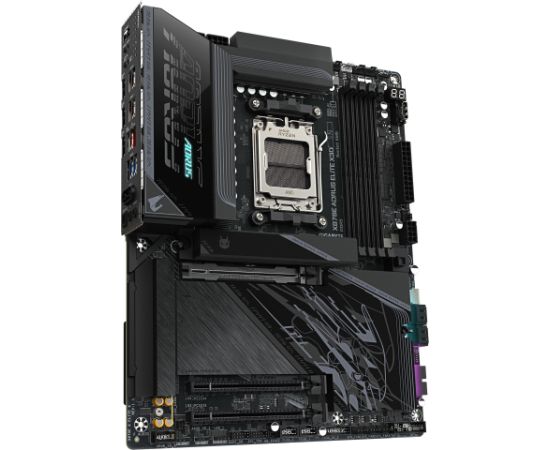 Mainboard GIGABYTE AMD X870E Socket AM5 ATX RAM DDR5-SDRAM 4xSlots Wi-Fi Yes Bluetooth Yes 4xNumber of M.2 (M) slots X870E A ELITE X X870EAELITEX Mātes plates