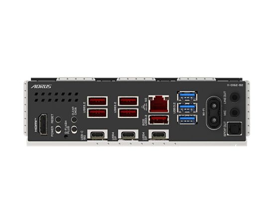 Mainboard GIGABYTE AMD X870E Socket AM5 ATX RAM DDR5-SDRAM 4xSlots Wi-Fi Yes Bluetooth Yes 4xNumber of M.2 (M) slots X870E A ELITE X X870EAELITEX Mātes plates