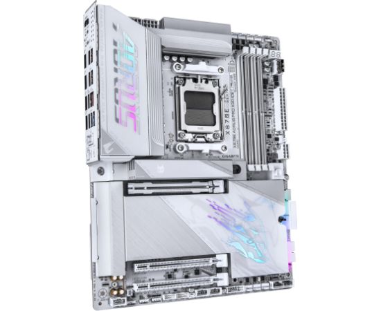 Mainboard GIGABYTE AMD X870E Socket AM5 ATX RAM DDR5-SDRAM 4xSlots Wi-Fi Yes Bluetooth Yes 4xNumber of M.2 (M) slots X870E A PRO X ICE X870EAPROXICE Mātes plates