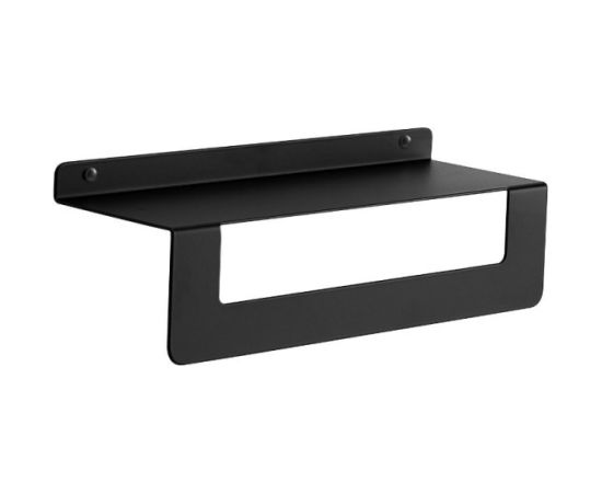 Gedy plaukts Cleo, 300 mm, matēts melns Izlietnes skapis, plaukts