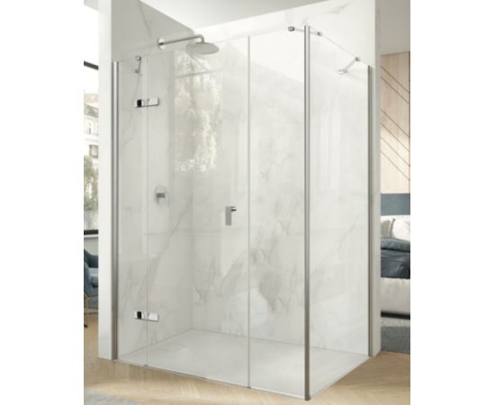 Huppe dušas siena Astra,1000 mm, h=2000, hroms/caurspīdīgs stikls AP Dušas durvis