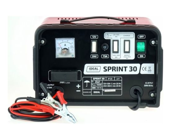 AKB LĀDĒTĀJS Ideal SPRINT 30A 230V 12-24V Jaunumi - Datori