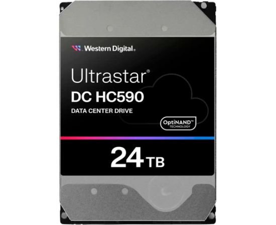 Western Digital HDD Server WD/HGST ULTRASTAR DC HC590 (3.5’’, 24TB, 512MB, 7200RPM, SATA 6Gb/s, 512E SE NP3) SKU: 0F65684 Жесткие диски (HDD)
