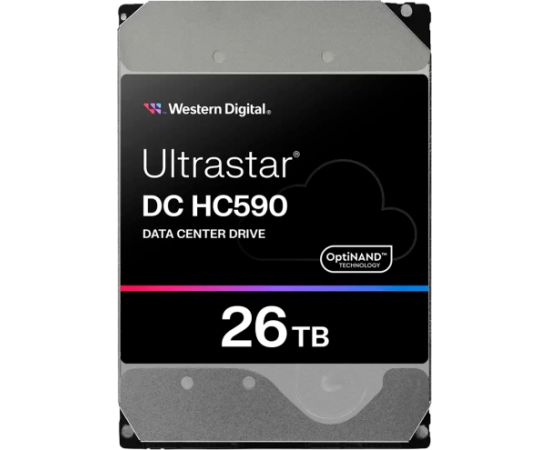 Western Digital 3.5in 26.1 26TB 512 7200RPM SATA ULTRA 512E SE NP3 DC HC590 HDD Iekšējie cietie diski
