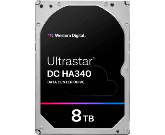 Western Digital HDD Server WD Ultrastar DC HA340 8TB 512e SE, 3.5’’, 256MB, 7200 RPM, SATA, SKU: 0B47078 Жесткие диски (HDD)