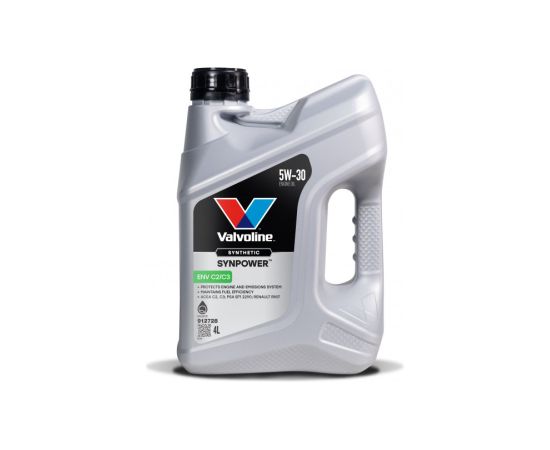 Motoreļļa Synpower ENV C2/C3 5W30 4L, Valvoline Motora eļļas