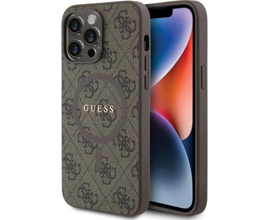 Guess GUHMP15XG4GFRW Aizmugurējais Apvalks Priekš Apple iPhone 15 Pro Max Neoriģinālie Maciņi