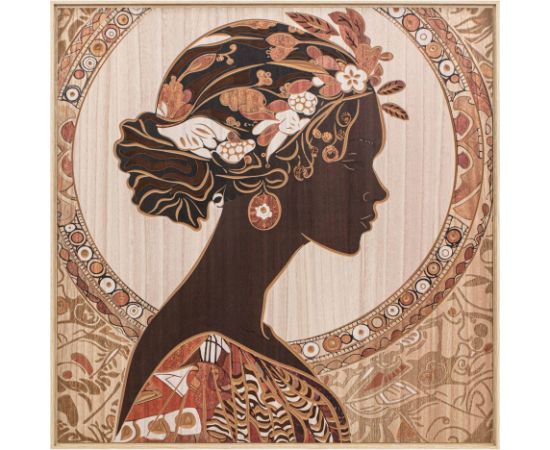 Sienas dekors 80x80cm, dāma-1 Jaunumi, mēbeles, māja