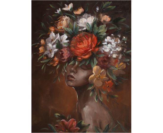 Eļļas glezna 90x120cm, puķes Jaunumi, mēbeles, māja