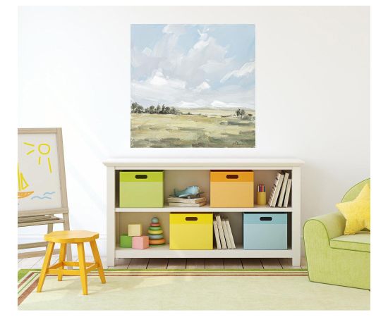 Eļļas glezna 60x60cm, vasaras ainava Jaunumi, mēbeles, māja