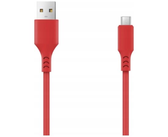 Setty kabelis USB- USB-C 1,8 m 2A sarkans Data USB kabeļi