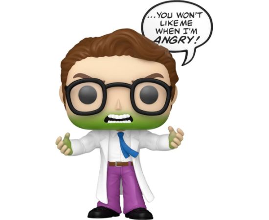 Funko Pop! Comics: Marvel - Bruce Banner (Don't Make Me Angry) #1417 Bobble-Head Vinyl Figure Figūriņas un varoņi