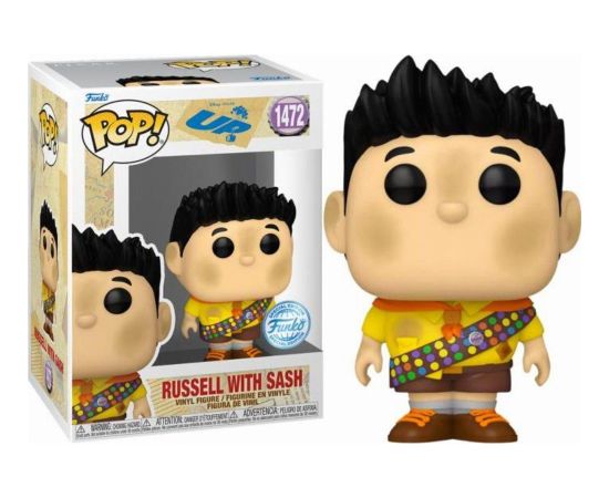 Funko Pop! Disney: Up - Russel with Sash (Box Lunch Exclusive) #1472 Vinyl Figure Figūriņas un varoņi