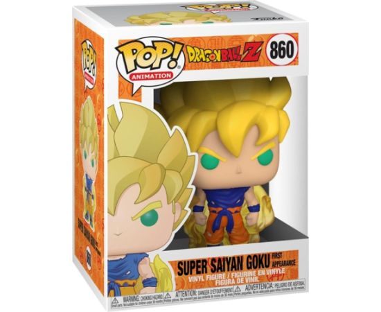 Funko Pop! Animation: Dragon Ball Z S8 - Super Saiyan Goku First Appearance #860 Vinyl Figure Фигурки и герои