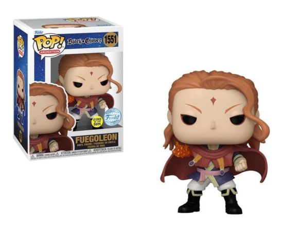 Funko Pop! Animation: Black Clover - Fuegoleon (Glows in the Dark) (Special Edition) #1555 Vinyl Figure Фигурки и герои