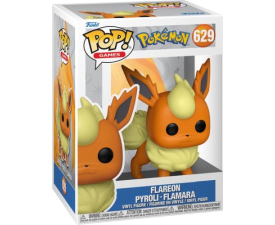 Funko Pop! Games: Pokemon - Flareon Pyroli - Flamara #629 Vinyl Figure Figūriņas un varoņi