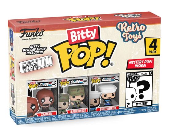 Funko Bitty Pop! 4-Pack: Retro Toys: GI Joe Vinyl Figures Фигурки и герои